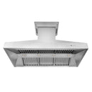 ZLINE 60 in. Professional Wall Mount Range Hood in Stainless Steel with Built-in CrownSound® Bluetooth Speakers (667CRN-BT-60) Range Hoods ZLINE 