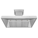 ZLINE 60 in. Professional Wall Mount Range Hood in Stainless Steel with Built-in CrownSound® Bluetooth Speakers (697CRN-BT-60) Range Hoods ZLINE 
