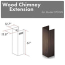 ZLINE 61" Wooden Chimney Extension for Ceilings up to 12.5', 373NN-E Range Hood Accessories ZLINE 