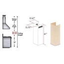 ZLINE 61" Wooden Chimney Extension for Ceilings up to 12.5 ft. (369UF-E) Range Hood Accessories ZLINE 