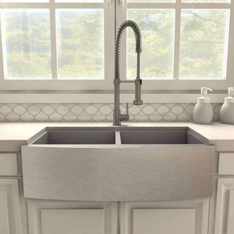 ZLINE Apollo Kitchen Faucet in Gun Metal (APL-KF-GM)
