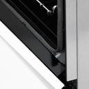 ZLINE Autograph Edition 30" 4.0 cu. ft. Dual Fuel Range with Gas Stove and Electric Oven in DuraSnow® Stainless Steel with White Matte Door and Matte Black Accents (RASZ-WM-30-MB) Ranges ZLINE 