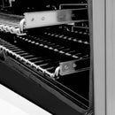 ZLINE Autograph Edition 30" 4.0 cu. ft. Dual Fuel Range with Gas Stove and Electric Oven in Stainless Steel with White Matte Door and Matte Black Accents (RAZ-WM-30-MB) Ranges ZLINE 