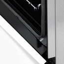 ZLINE Autograph Edition 36" 4.6 cu. ft. Dual Fuel Range with Gas Stove and Electric Oven in DuraSnow® Stainless Steel with White Matte Door and Matte Black Accents (RASZ-WM-36-MB) Ranges ZLINE 