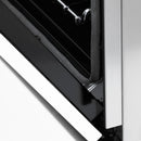 ZLINE Autograph Edition 48" 6.0 cu. ft. Dual Fuel Range with Gas Stove and Electric Oven in Stainless Steel with White Matte Door and Matte Black Accents (RAZ-WM-48-MB) Ranges ZLINE 