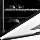 ZLINE Autograph Edition 60" 7.4 cu. ft. Dual Fuel Range with Gas Stove and Electric Oven in Stainless Steel with White Matte Door and Matte Black Accents (RAZ-WM-60-MB) Ranges ZLINE 