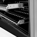 ZLINE Autograph Edition 60" 7.4 cu. ft. Dual Fuel Range with Gas Stove and Electric Oven in Stainless Steel with White Matte Door and Matte Black Accents (RAZ-WM-60-MB) Ranges ZLINE 