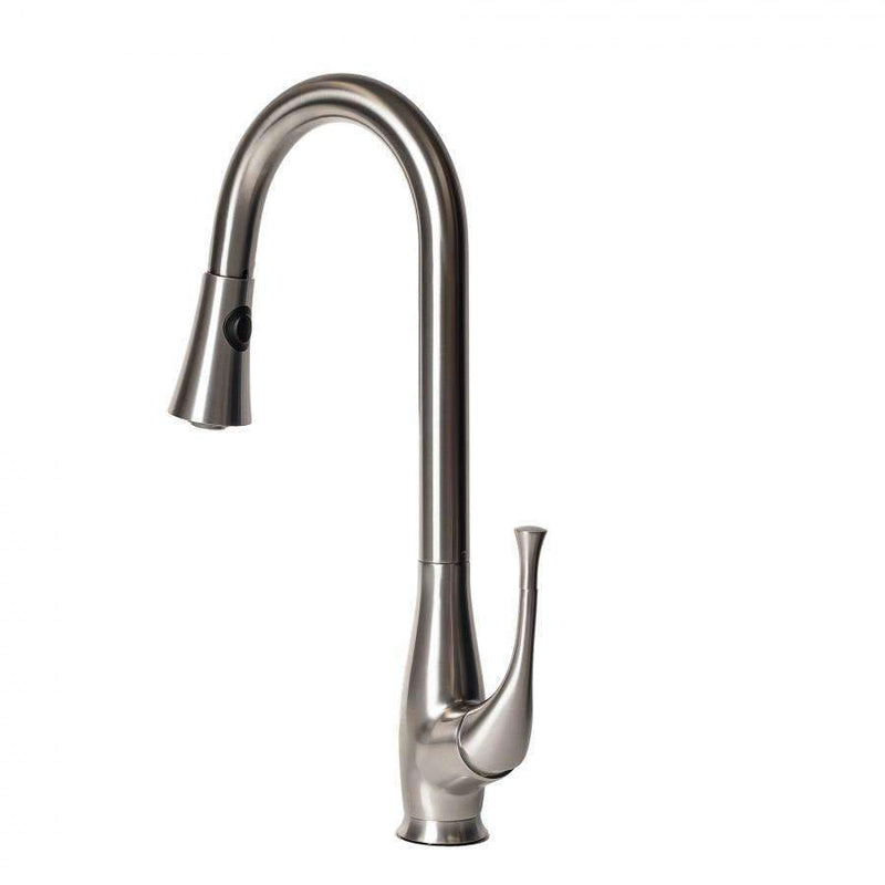 ZLINE Castor Kitchen Faucet in Brushed Nickel (CAS-KF-BN) Kitchen Faucet ZLINE 
