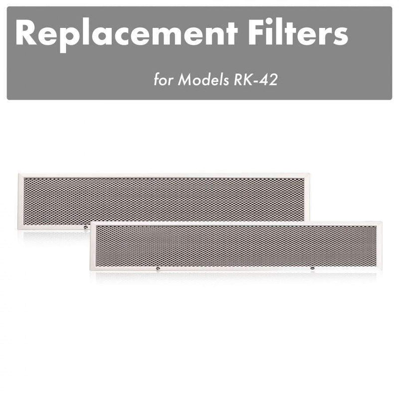 ZLINE Charcoal Filters (Set of 2) for 42" Under Cabinet Range Hoods (CF-RK-42) Range Hood Accessories ZLINE 