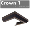 ZLINE Crown Molding #1 for Designer Wall Range Hood (CM1-8KBB/E/F) Range Hood Accessories ZLINE 