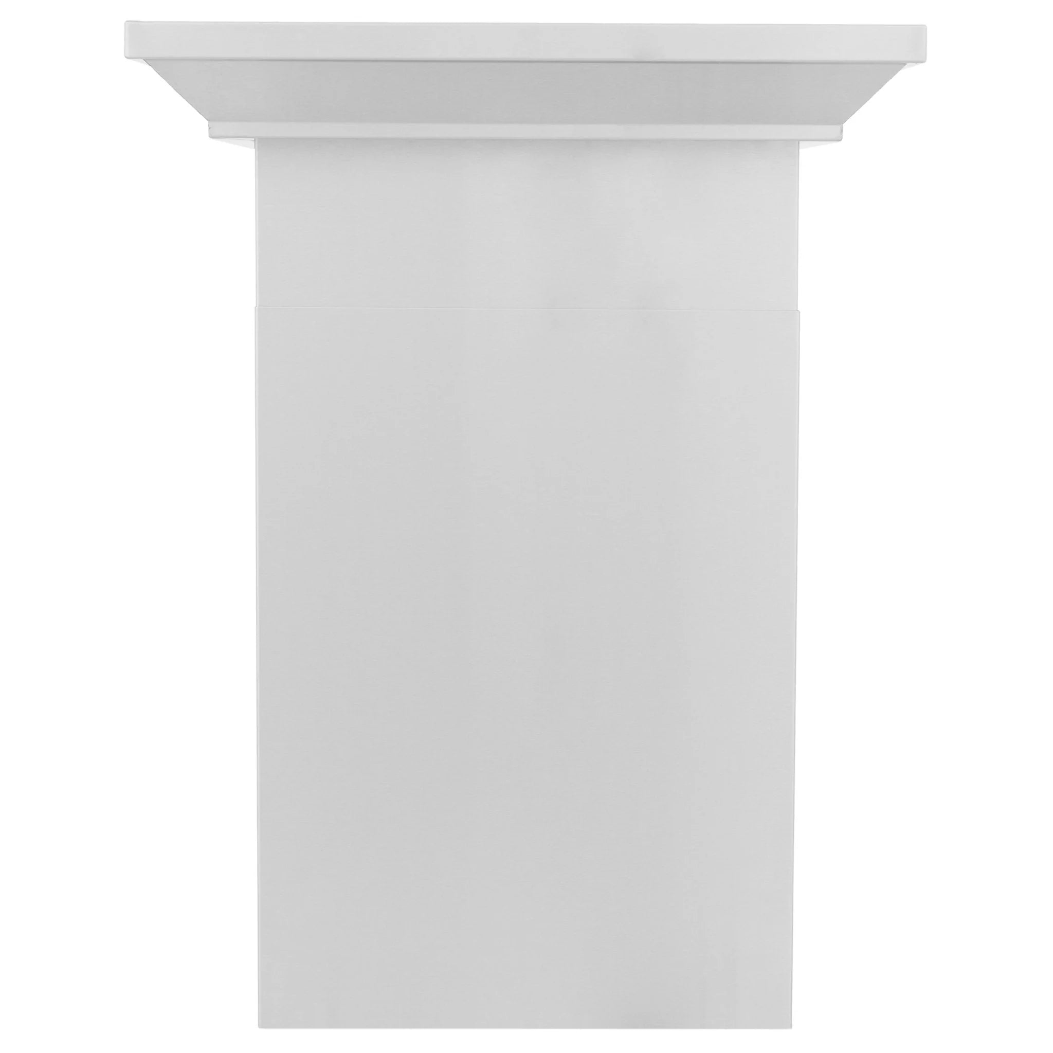 ZLINE crown molding profile 2 chimney cover, light gray rectangular front