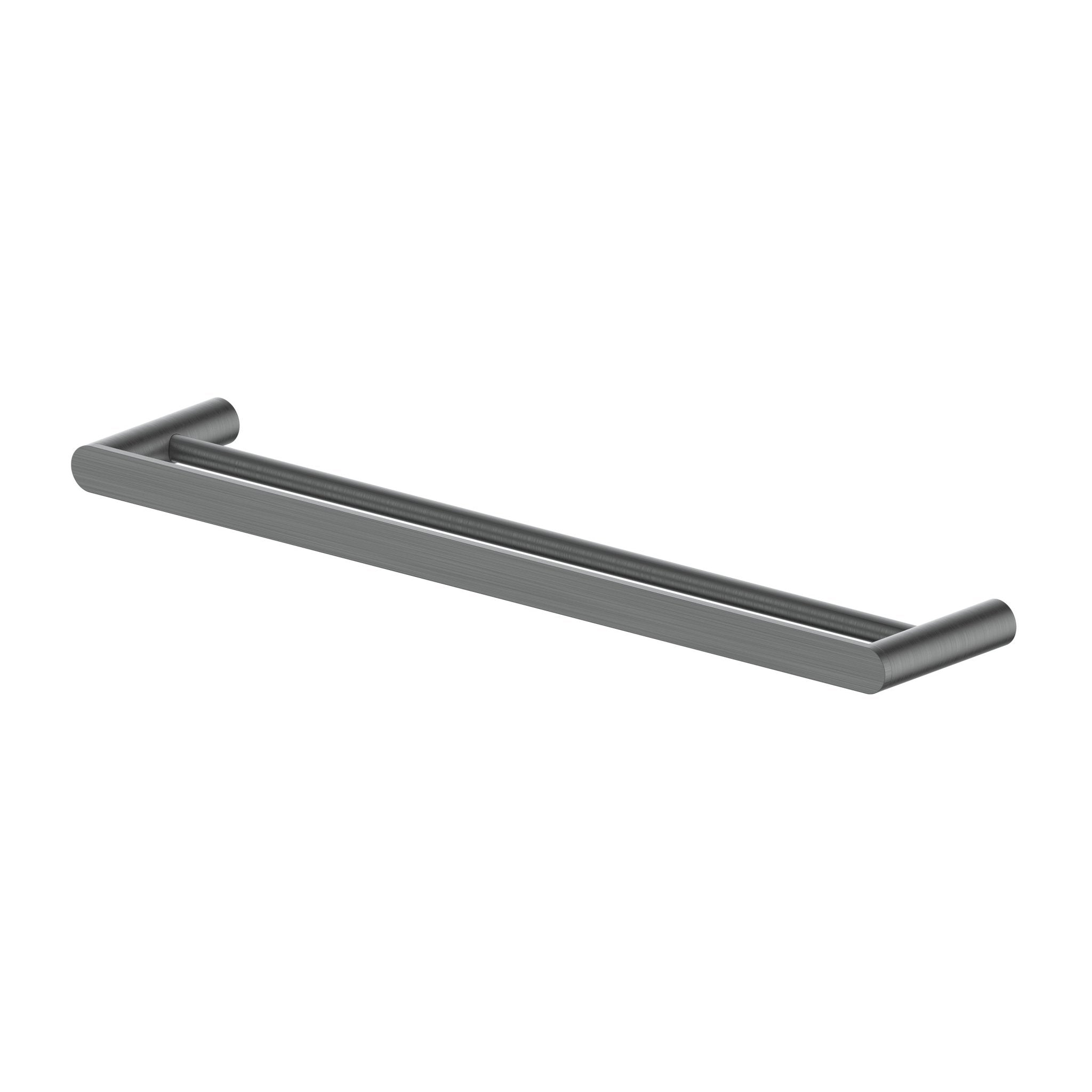 ZLINE double towel rail, gunmetal finish, rounded end supports