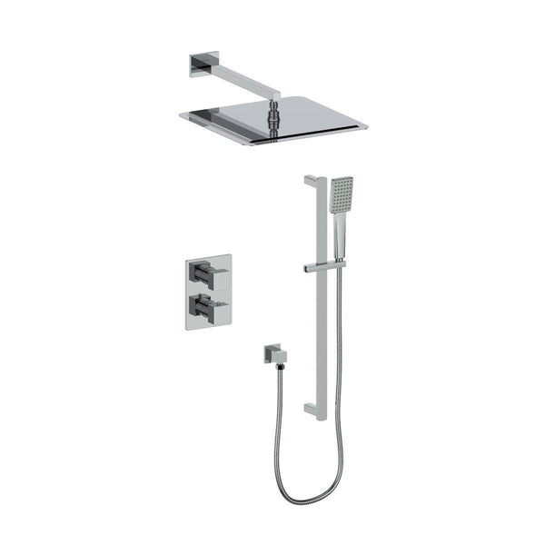 ZLINE Crystal Bay Thermostatic Shower System in Chrome (CBY-SHS-T2-CH) Shower System ZLINE 