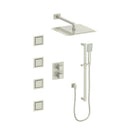 ZLINE Crystal Bay Thermostatic Shower System with Body Jets in Brushed Nickel (CBY-SHS-T3-BN) Shower System ZLINE 