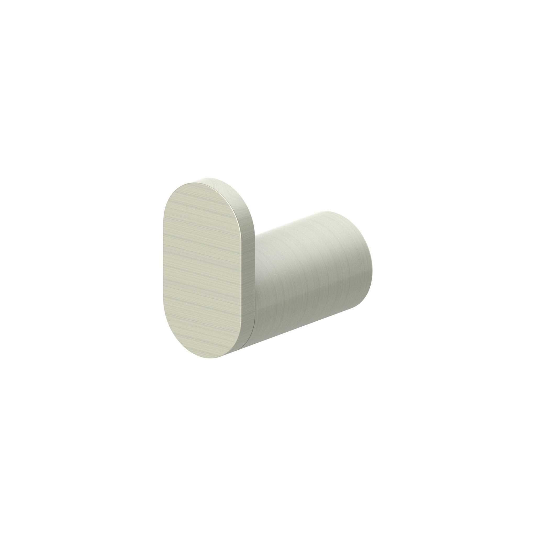 ZLINE Crystal Bay brushed-nickel towel hook with cylindrical mounting base