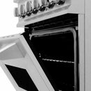 ZLINE 24-inch Legacy Series Dual Fuel Range in Fingerprint Resistant Satin Stainless Steel (RAS-SN-24)