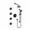 ZLINE Emerald Bay Thermostatic Shower System with Body Jets in Matte Black (EMBY-SHS-T3-MB)