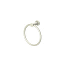 ZLINE Emerald Bay Bathroom Accessories Package with Towel Rail, Hook, Ring and Toliet Paper Holder in Brushed Nickel (4BP-EMBYACC-BN)