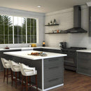 ZLINE Gemini Kitchen Faucet in Brushed Nickel (GEM-KF-BN) Kitchen Faucet ZLINE 