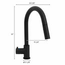 ZLINE Gemini Touchless Kitchen Faucet in Matte Black (GEM-KFS-MB) Kitchen Faucet ZLINE 
