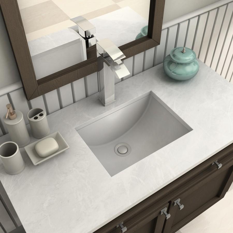 Chrome tall bath faucet with angular base and curved spout
