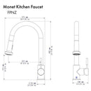 ZLINE Monet Kitchen Faucet in Chrome (MON-KF-CH) Kitchen Faucet ZLINE 