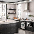 ZLINE Legacy Series Autograph Edition 24-inch Dual Fuel Range with Gas Stove and 2.8 Cu. Ft. Electric Oven in Fingerprint Resistant Satin Stainless Steel with Matte Black Accents (RASZ-SN-24-MB)