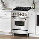 ZLINE 24-inch Legacy Series Dual Fuel Range in Stainless Steel (RA24)
