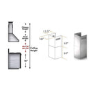 ZLINE Short Kit for 8' Ceilings, SK-687 Range Hood Accessories ZLINE 