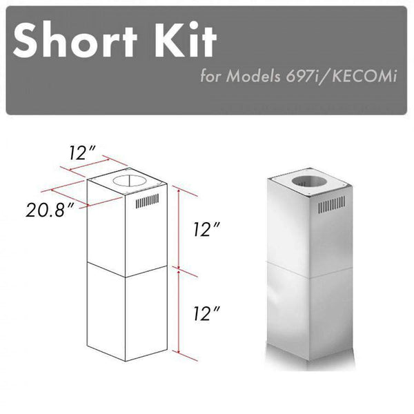 ZLINE Short Kit for Ceilings Under 8 feet (SK-697i/KECOMi) Range Hood Accessories ZLINE 