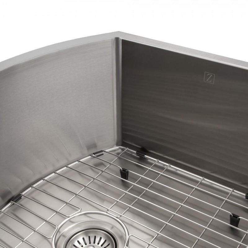 ZLINE Telluride 22 Inch Undermount Single Bowl Sink in Snow Stainless Steel (SCS-22S) Kitchen Sink ZLINE 