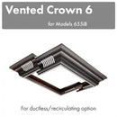 ZLINE Vented Crown Molding Profile 6 for Island Mount Range Hood (CM6V-655iB) Range Hood Accessories ZLINE 
