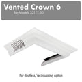 ZLINE Vented Crown Molding Profile 6 for Wall Mount Range Hood (CM6V-300T) Range Hood Accessories ZLINE 